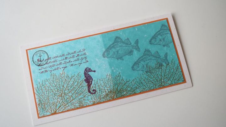 By the Sea Card Holiday Feeling Stempelwalkuere 1