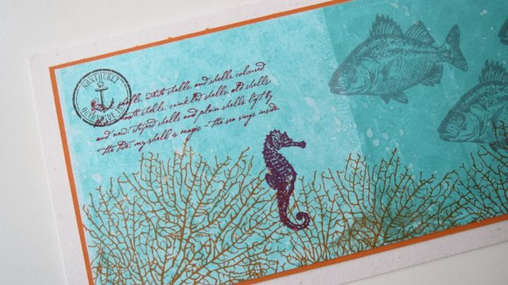 By the Sea Card Holiday Feeling Stempelwalkuere 2