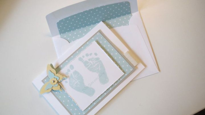 Baby Karte 1 Stempelwalkuere