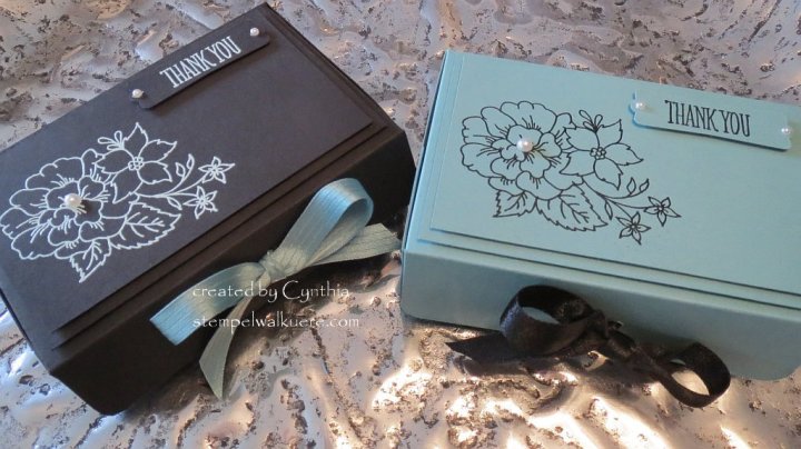 Black and lagunenblau Box I like you 1