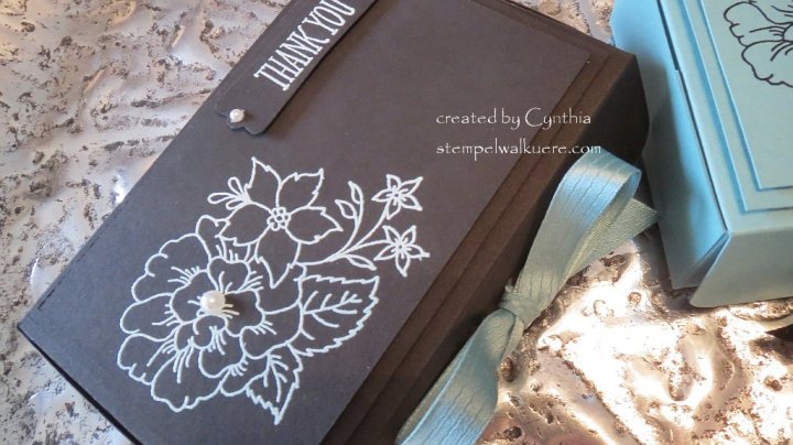 Black and lagunenblau Box I like you 2