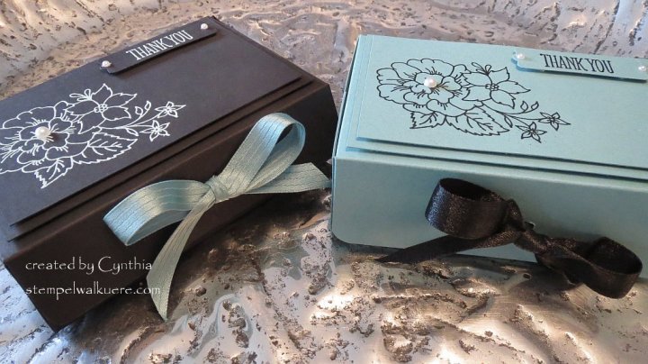 Black and lagunenblau Box I like you 3