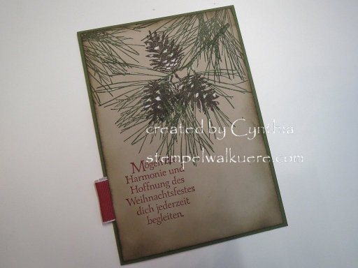 pine cone Stempelwalküre 3