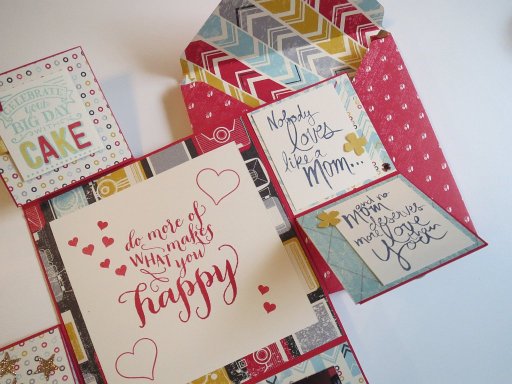 Big Day B-day Card Mom Stempelwalkuere 5