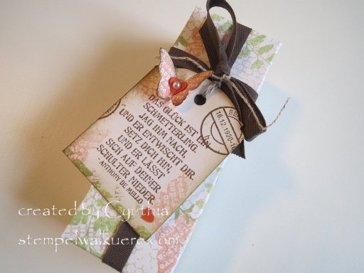 Schmetterlingsgruß Box Stempelwalküre 1