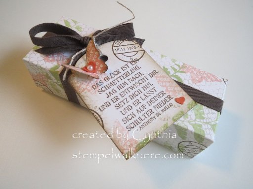 Schmetterlingsgruß Box Stempelwalküre 2