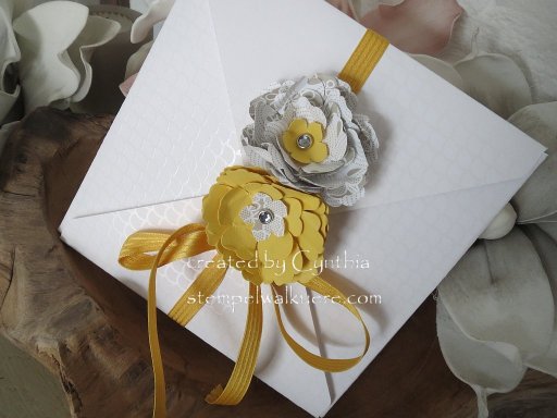 In Auftrag Hochzeitskarte Umschlag Stempelwalküre 2