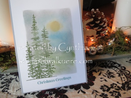 Framelit Card gewischt by Cynthia Stempelwalküre 2