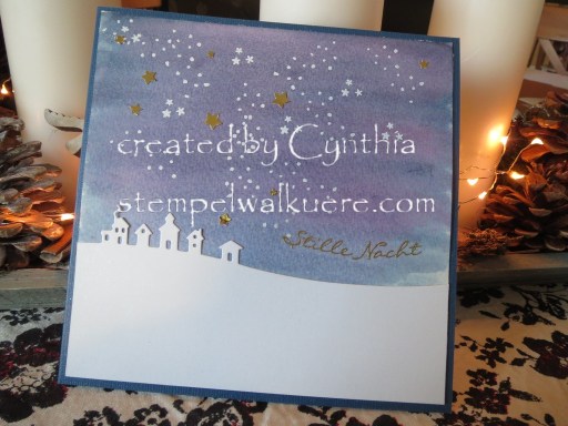 Stille Nacht Aquarelle by Cynthia Stempelwalküre1