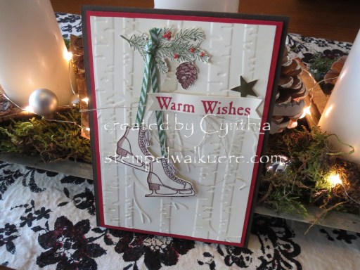 Warm wishes Card Stempelwalküre 2