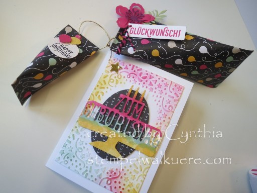 Large and small Sour cream container Stempelwalküre 1