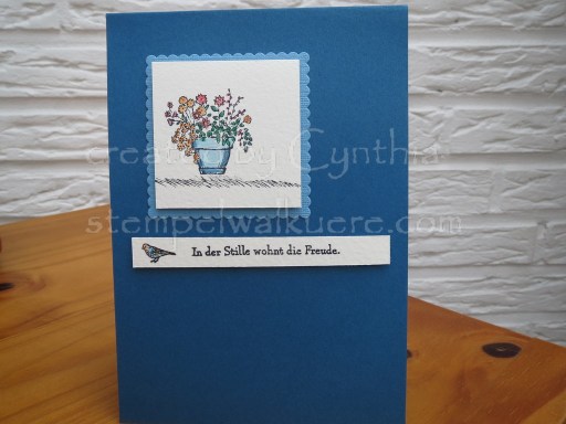 Pot of flowers Stempelwalküre 1