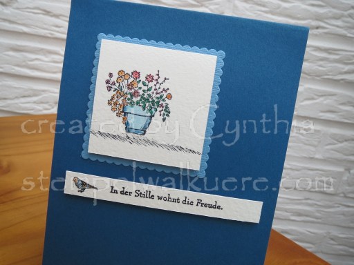 Pot of flowers Stempelwalküre 1b