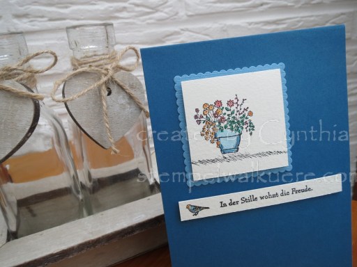 Pot of flowers Stempelwalküre 1c