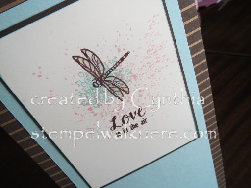 Dragonfly card Stempelwalküre 1