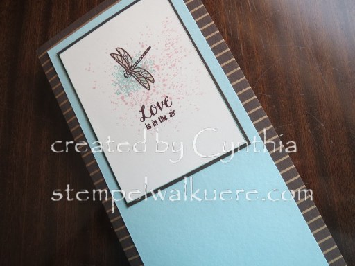 Dragonfly card Stempelwalküre 1b