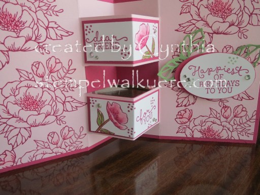 Fancy fold Happy B-day Stempelwalküre 1d